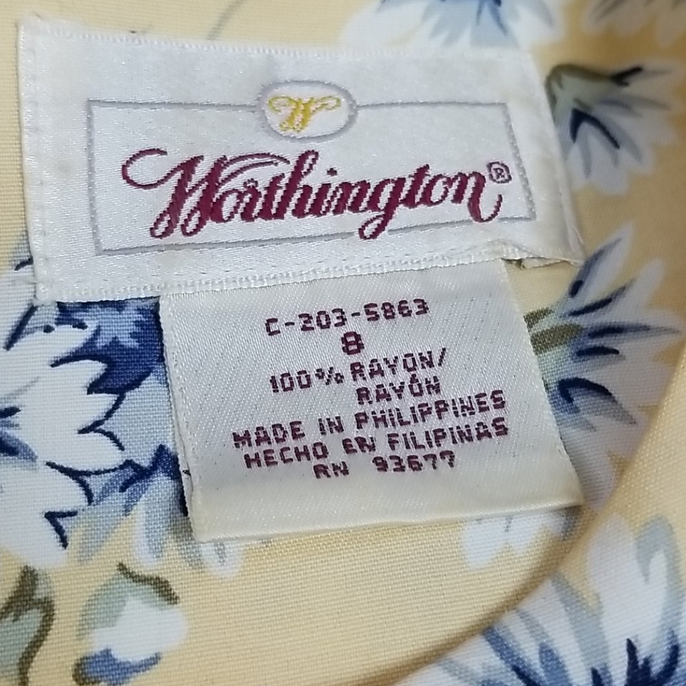 👗WORTHINGTON DAISY PRINT DRESS - Picture 8 of 9
